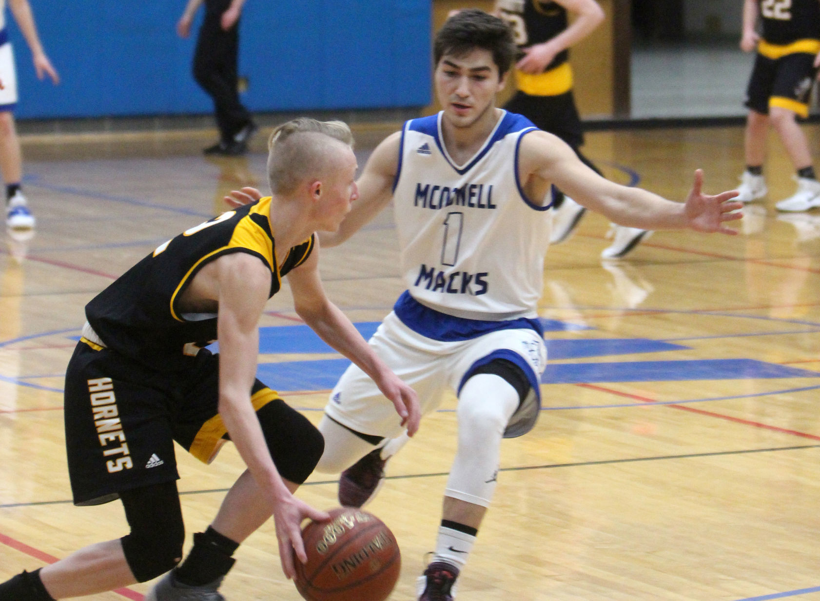 Cadott at McDonell boys basketball 1-15-19